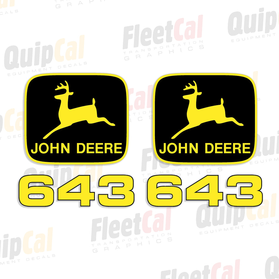 John Deere Header Decal