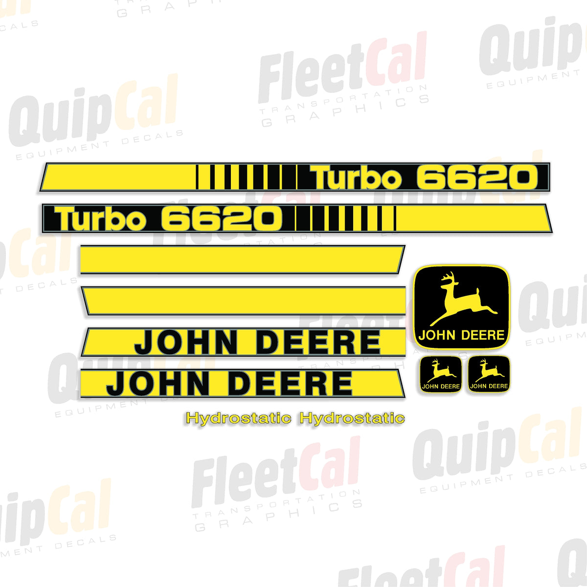 John Deere Combine Decal Set