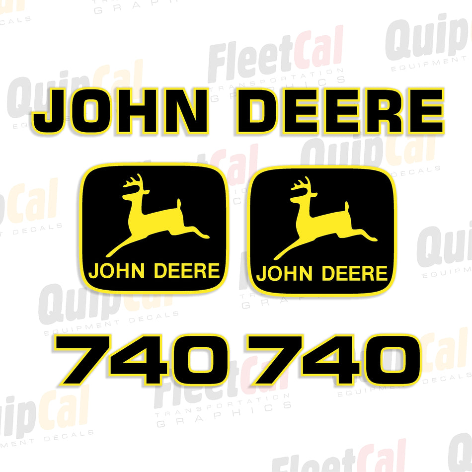 John Deere Front Loader Attachment Decal Set