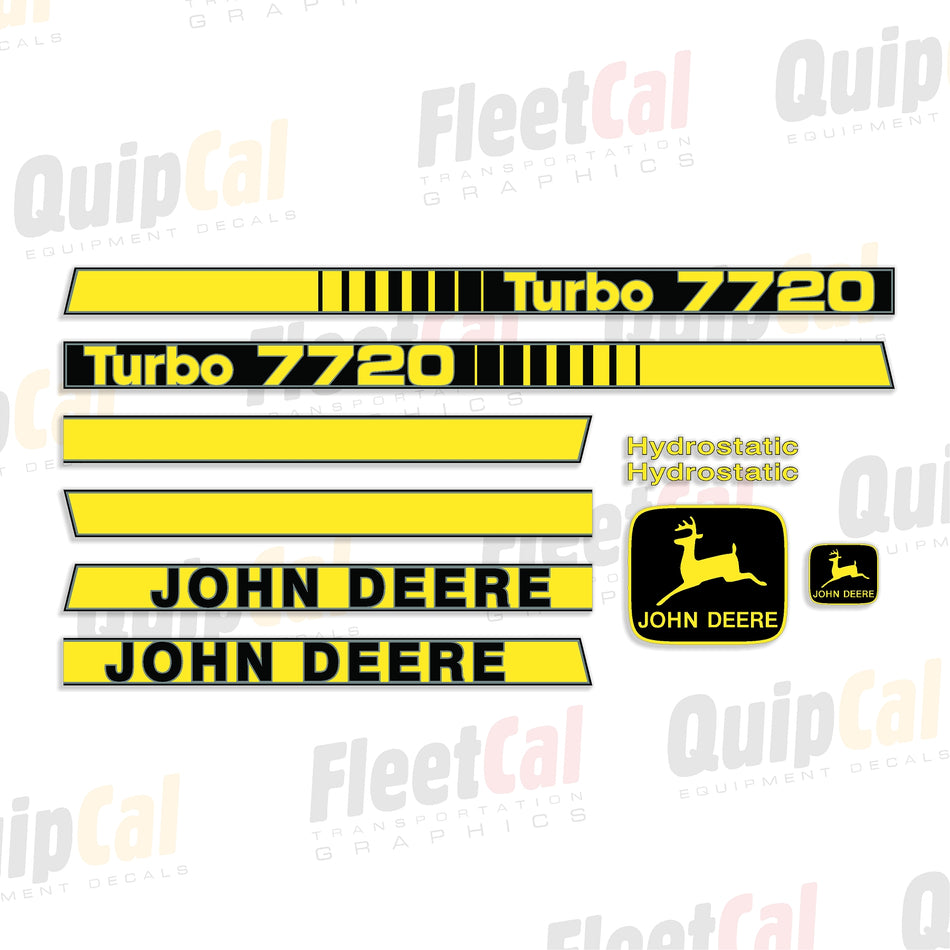 John Deere Combine Decal Set