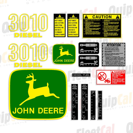 John Deere Tractor Decals