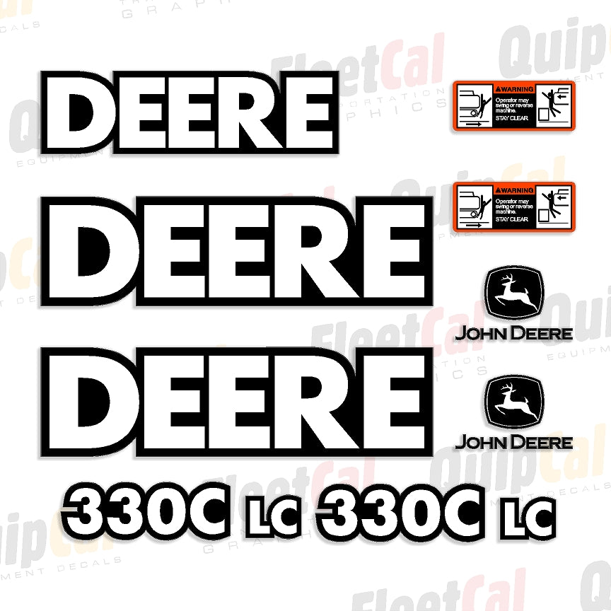 John Deere Excavator Decals