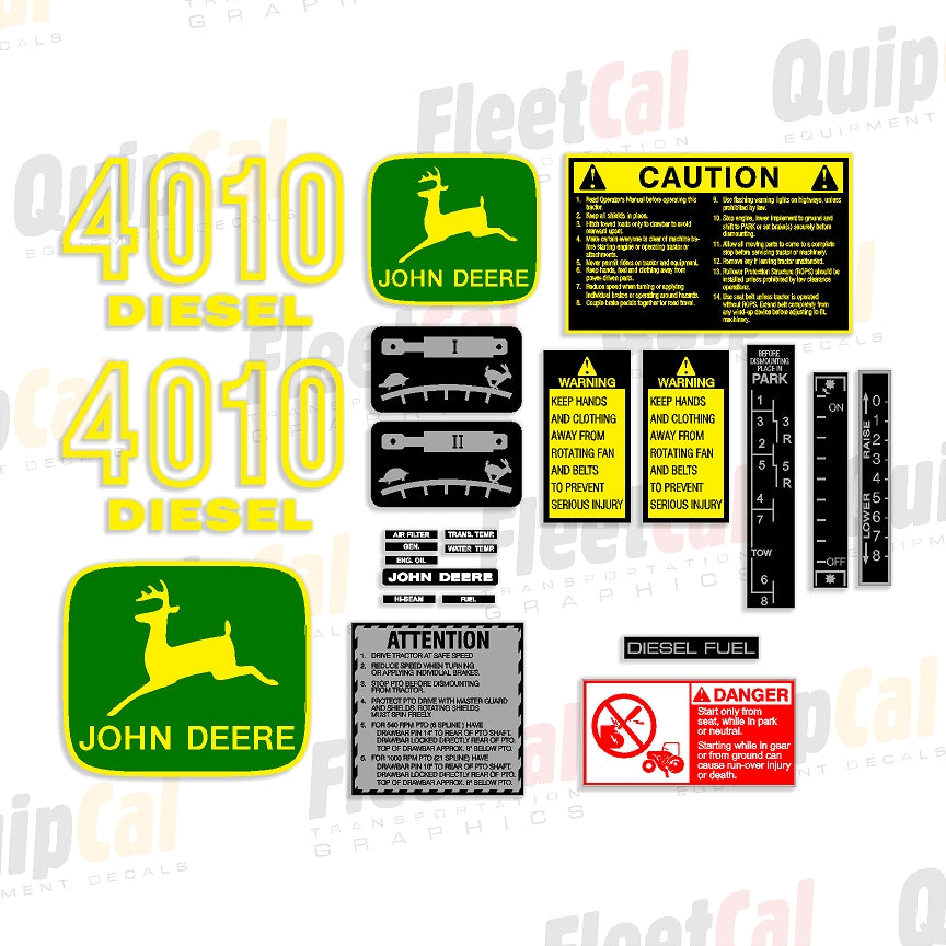 John Deere Tractor Decals