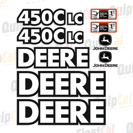 John Deere Excavator Decals