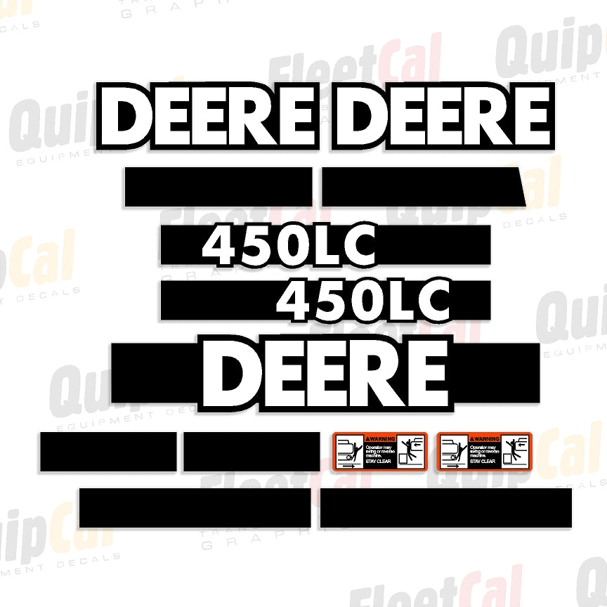 John Deere Excavator Decals