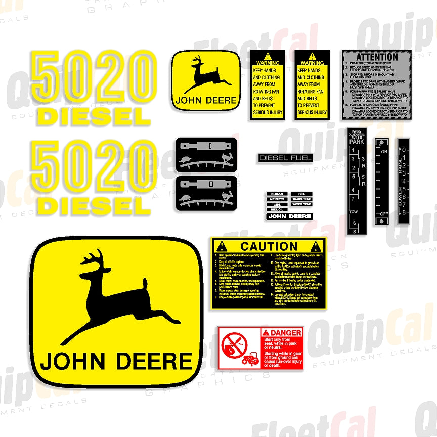 John Deere Tractor Decals