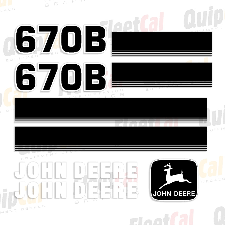 John Deere Grader Decals