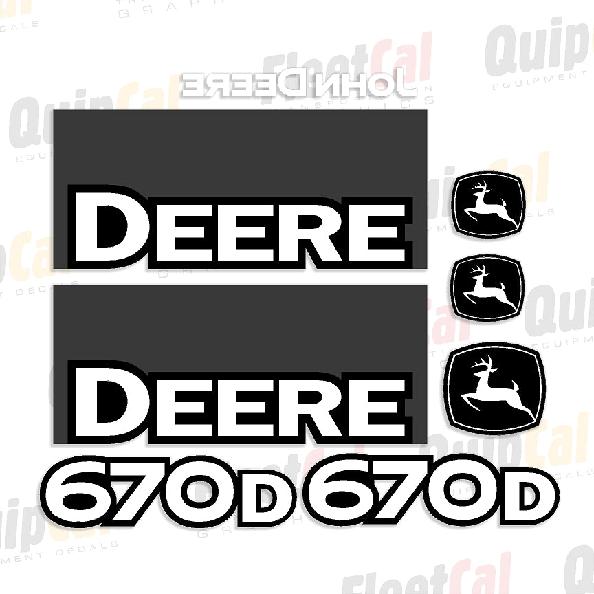 John Deere Grader Decals