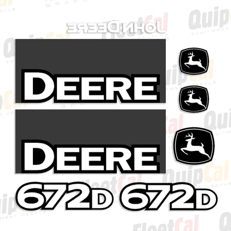 John Deere Grader Decals