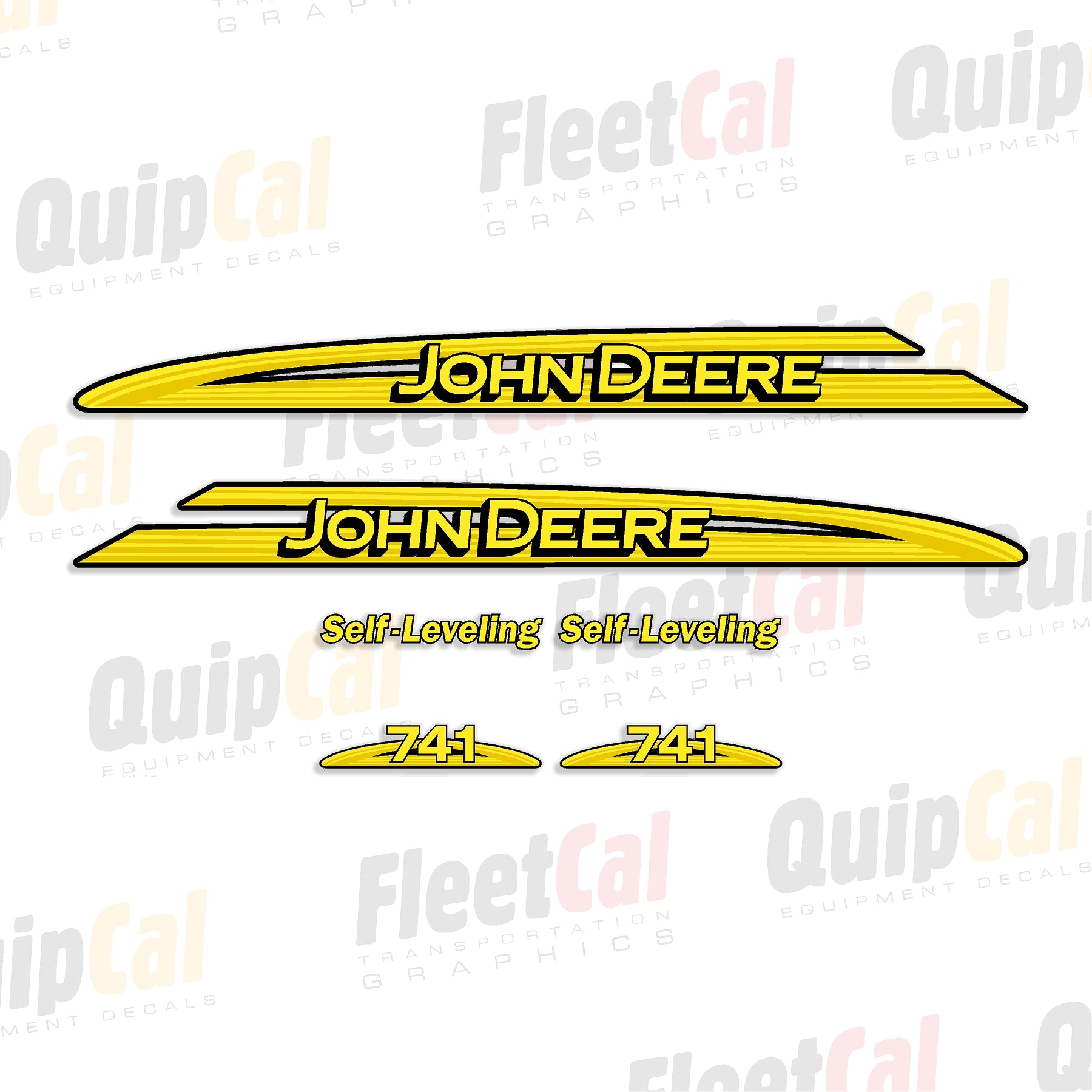 John Deere Loader Attachment Decals