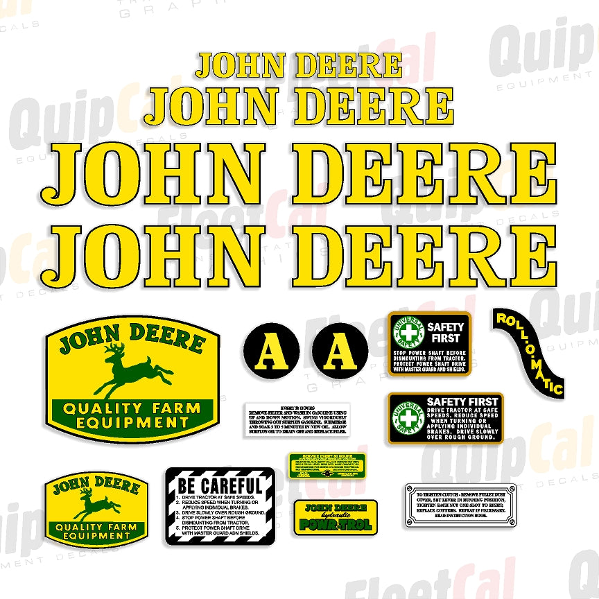 John Deere Tractor Decals