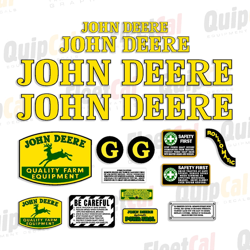 John Deere Tractor Decals