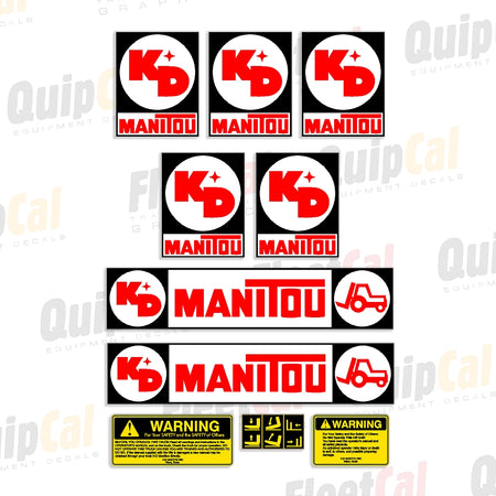 Manitou Forklift and Telehandler Decals