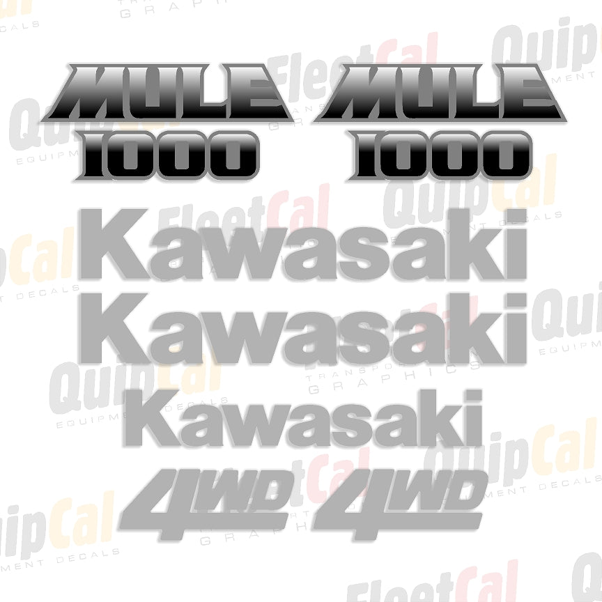 Kawasaki Utility Vehicle Decals