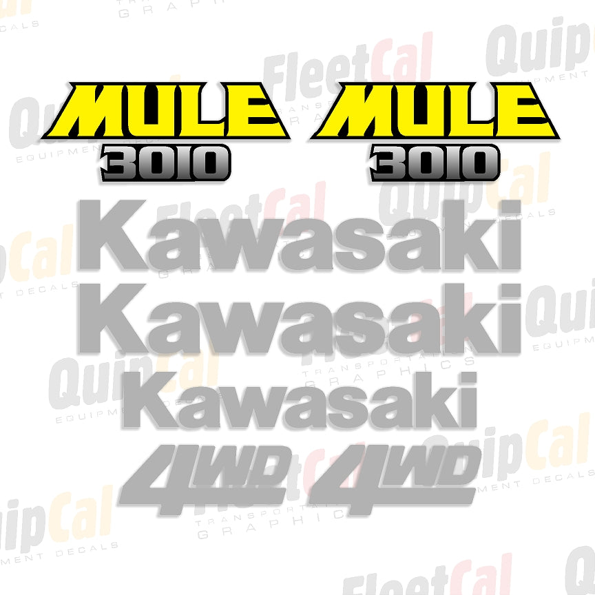 Kawasaki Utility Vehicle Decals