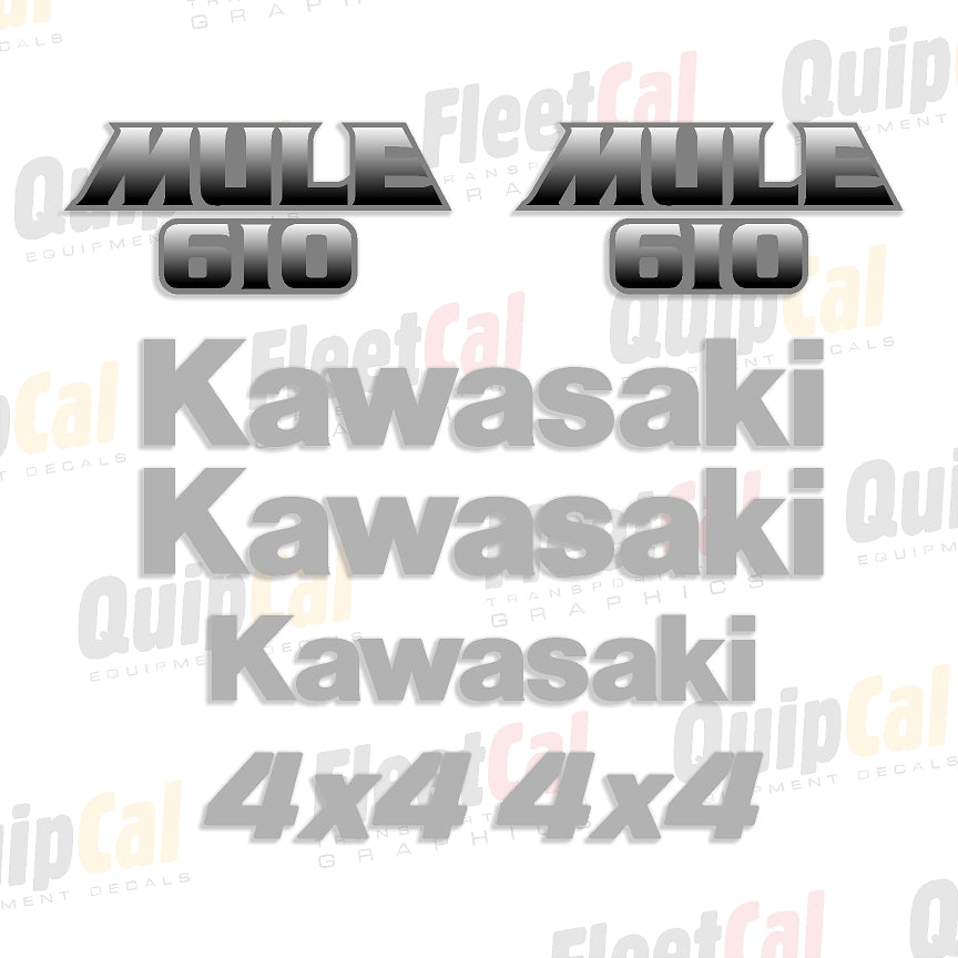 Kawasaki Utility Vehicle Decals