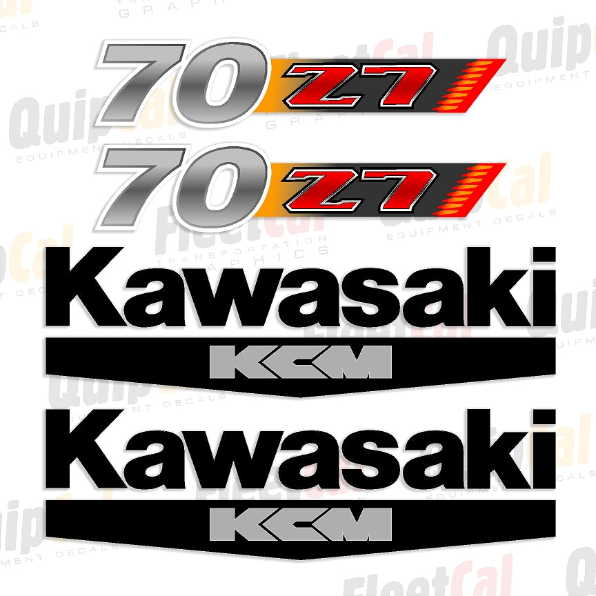 Kawasaki Wheel Loader Decals