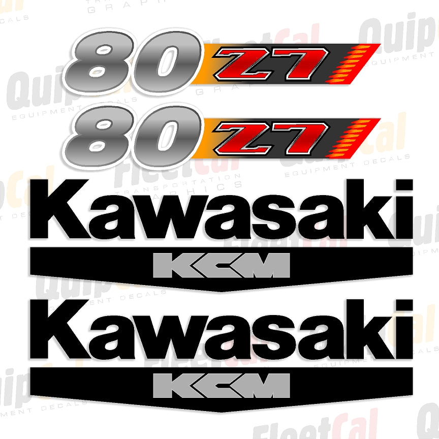 Kawasaki Wheel Loader Decals