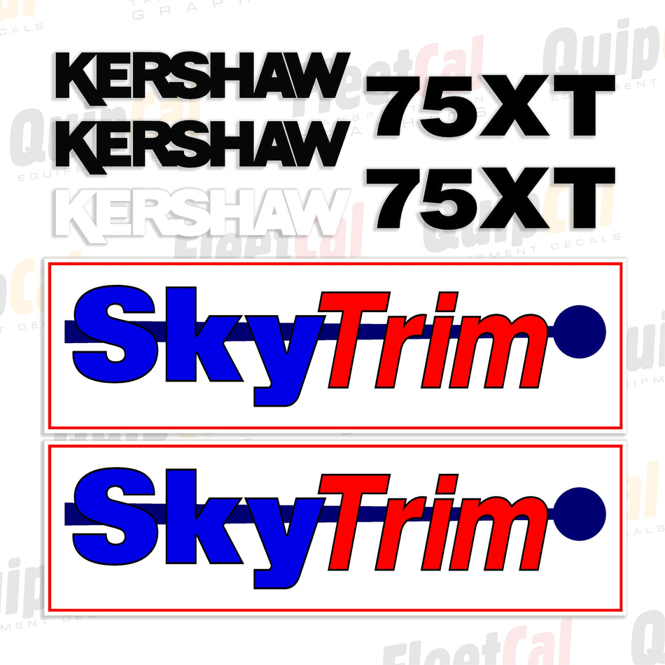 Kershaw 75XT SkyTrim Marking Decal Set