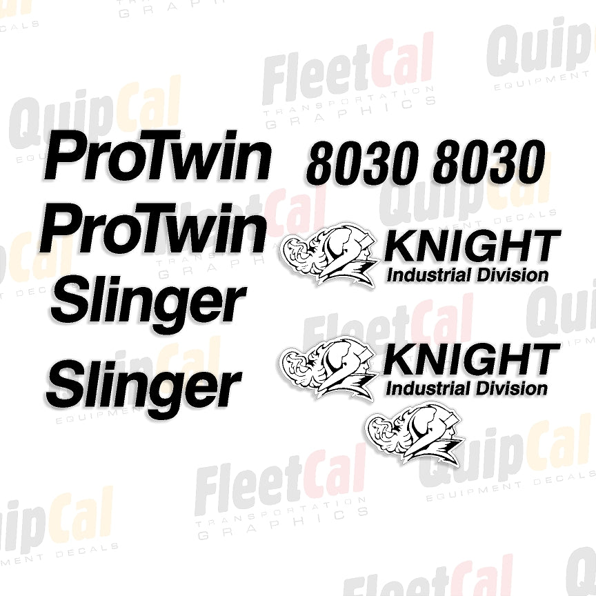 Knight Agricultural Equipment Decals