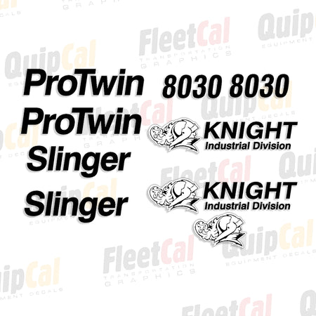 Knight Agricultural Equipment Decals