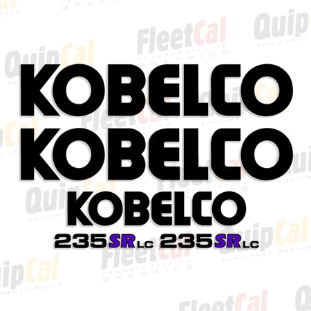 Kobelco Excavator Decal Set