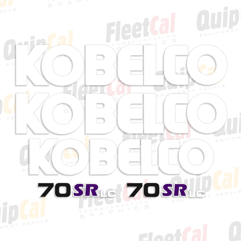 Kobelco Excavator Decal Set