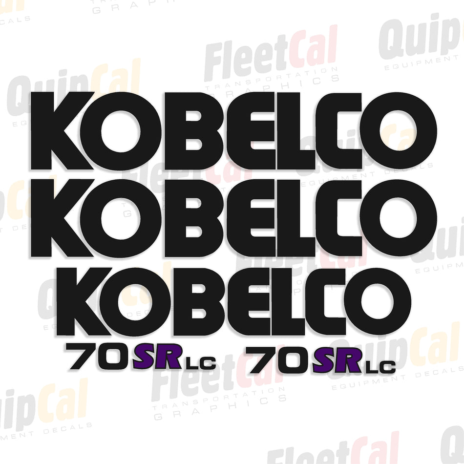 Kobelco Excavator Decal Set