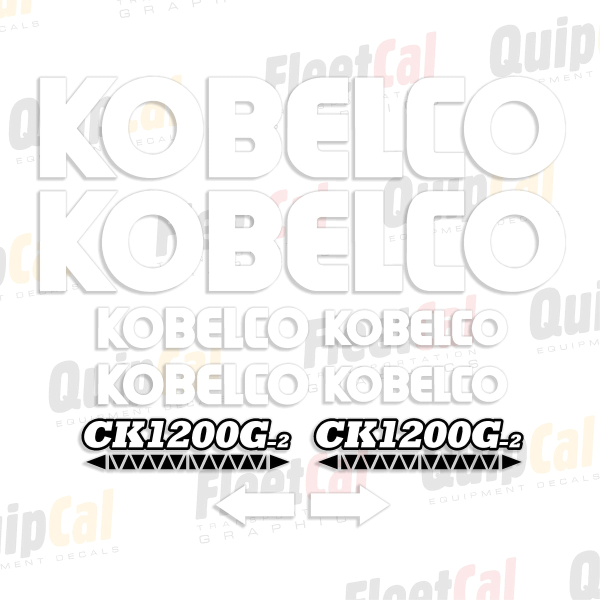 Kobelco Crane Decal Set