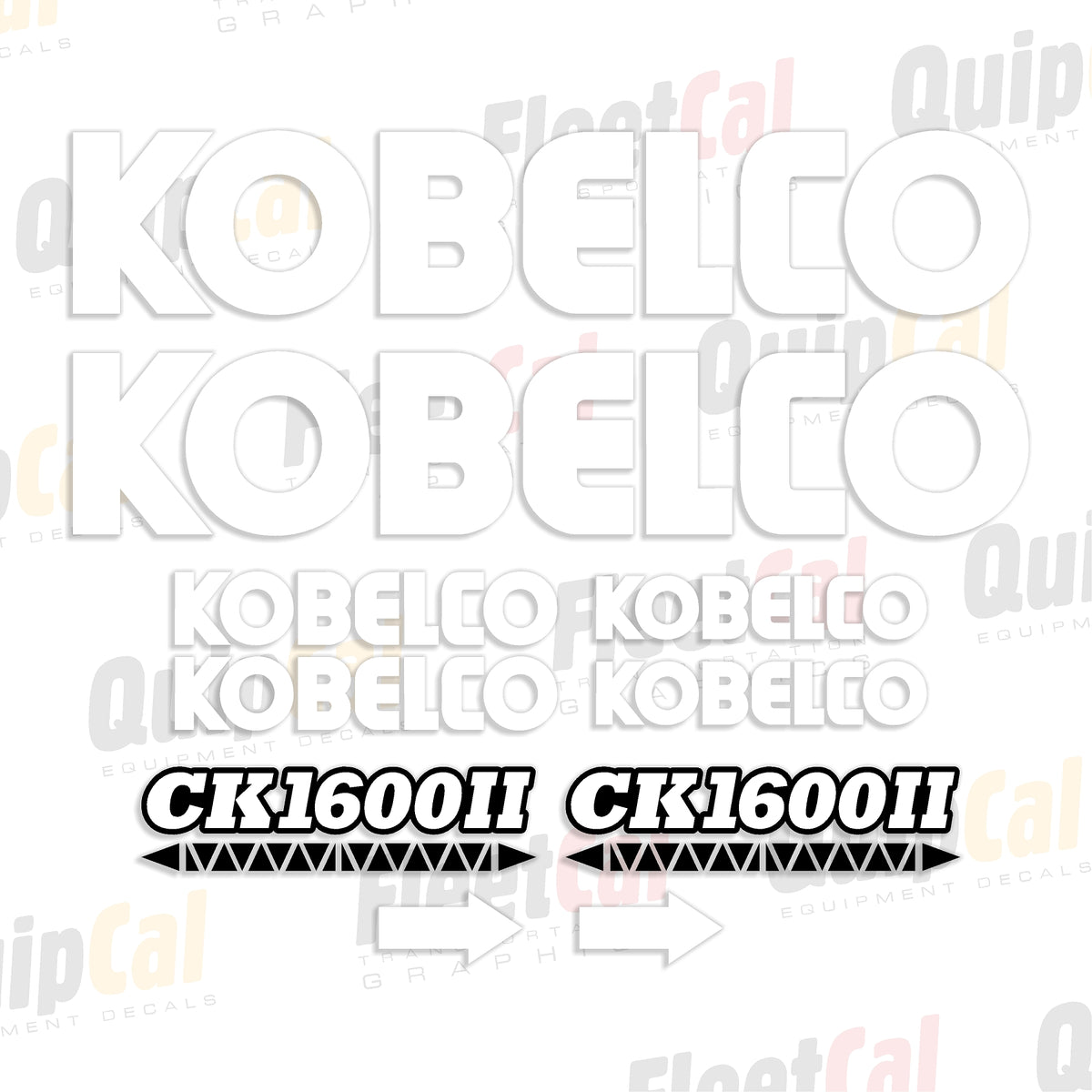 Kobelco Crane Decal Set