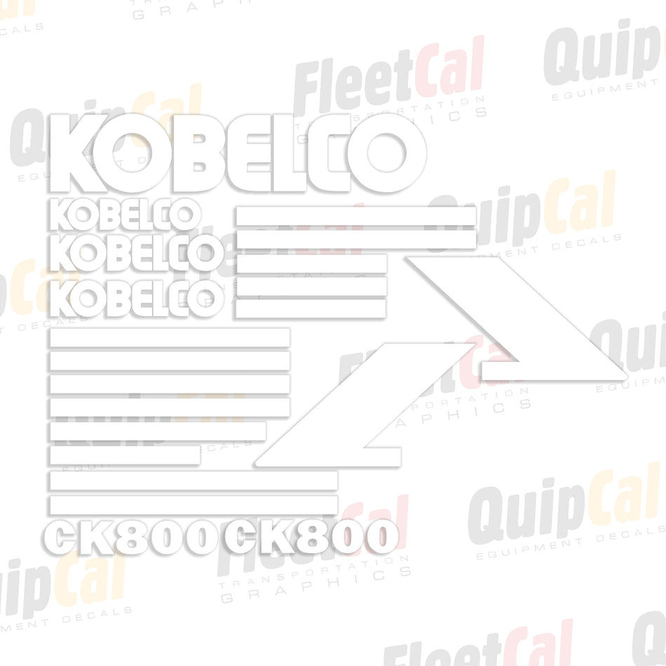 Kobelco Crane Decal Set