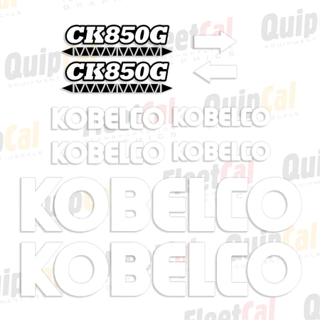 Kobelco Crane Decal Set