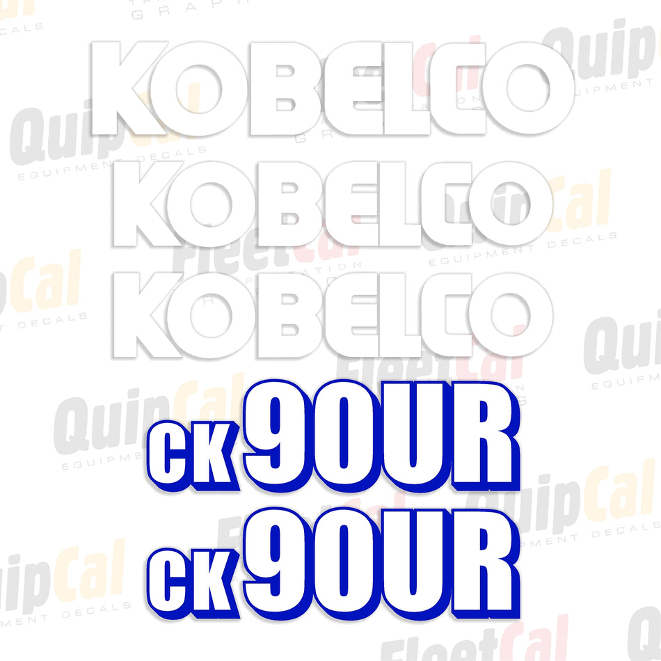 Kobelco Crane Decal Set