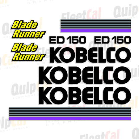 Kobelco Excavator Decal Set