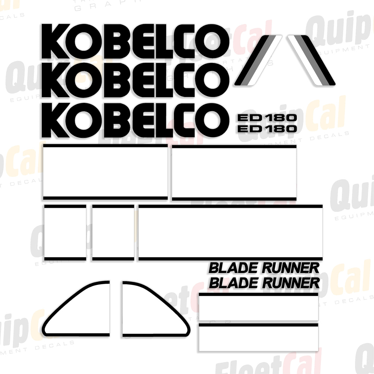 Kobelco Excavator Decal Set