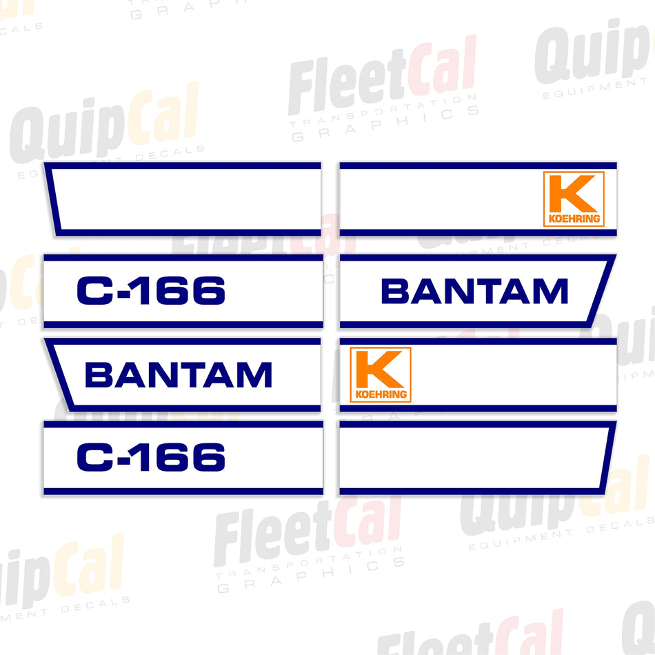 Koehring Excavator Decal Set