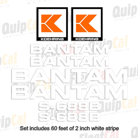 Koehring Bantam Crane Decals