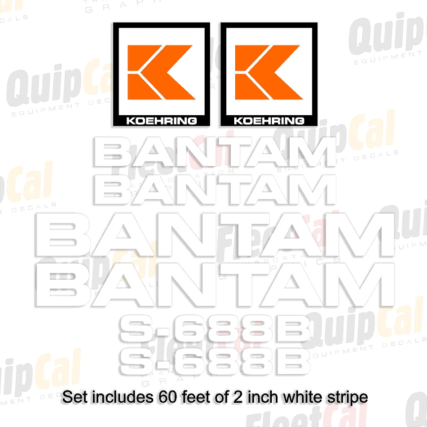 Koehring Bantam Crane Decals