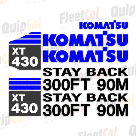 Komatsu Harvester Decal Sets