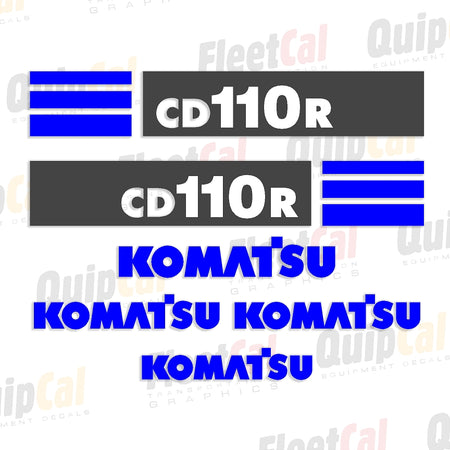 Komatsu Crawler Haul Truck Decals