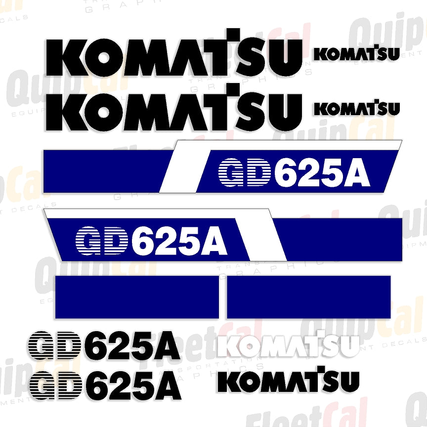 Komatsu Grader Decals