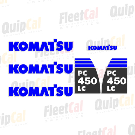 Komatsu Excavator Decals