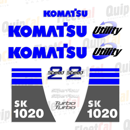 Komatsu Skid Loader Decals