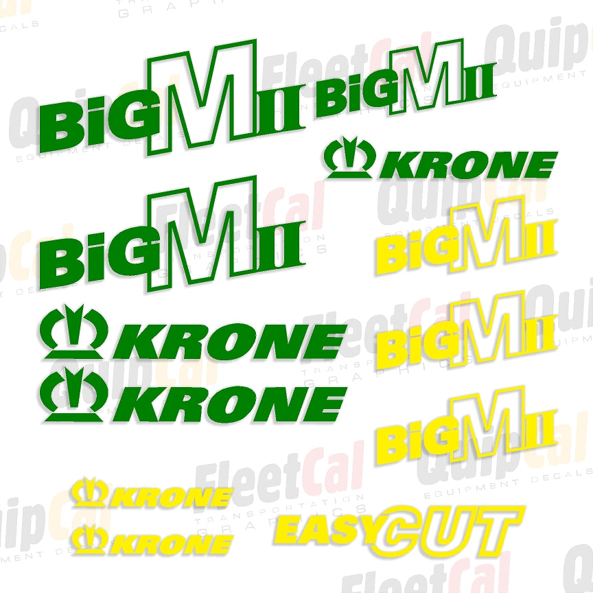 Krone Hay Equipment Decals