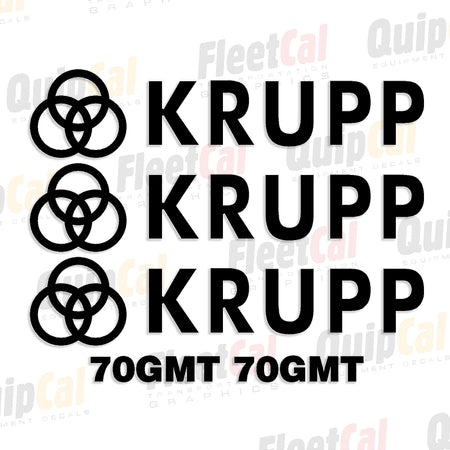 Krupp Crane Decals