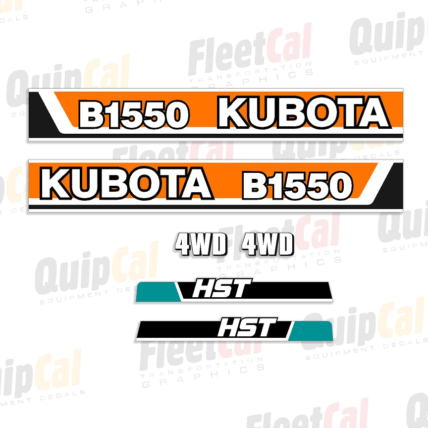 Kubota Tractor - Loader Decals