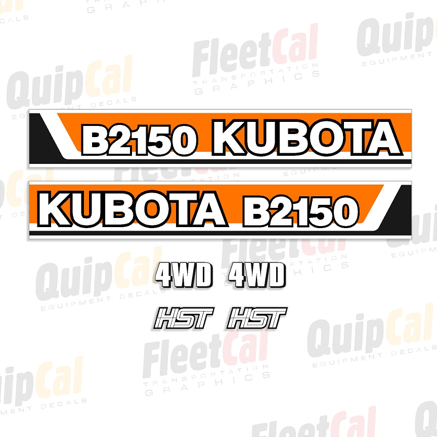 Kubota Tractor - Loader Decals