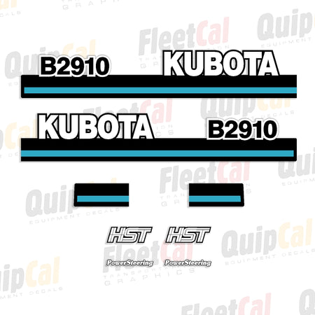 Kubota Tractor - Loader Decals