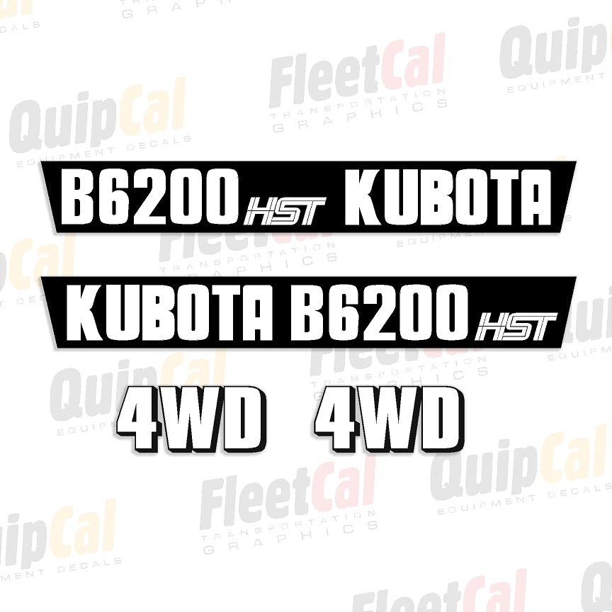 Kubota Tractor - Loader Decals