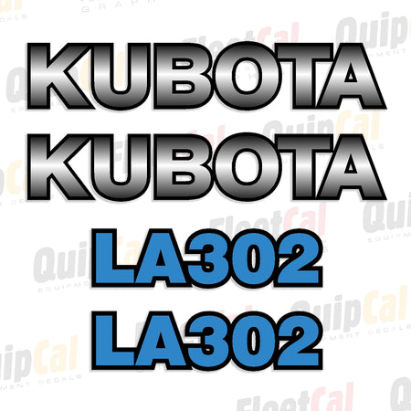 Kubota Tractor - Loader Decals